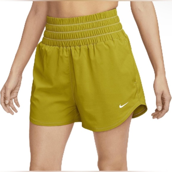 WOMEN'S NIKE ONE DRI-FIT ULTRA HIGH-WAISTED 3-INCH BRIEF-LINED SHORTS - Picture 1 of 4